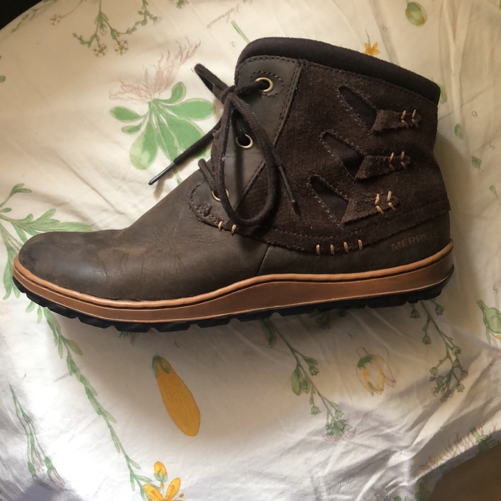 Brown Merrell Booties